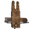 Hand Carved Figural Dogon African Door Lock 13" - Mali