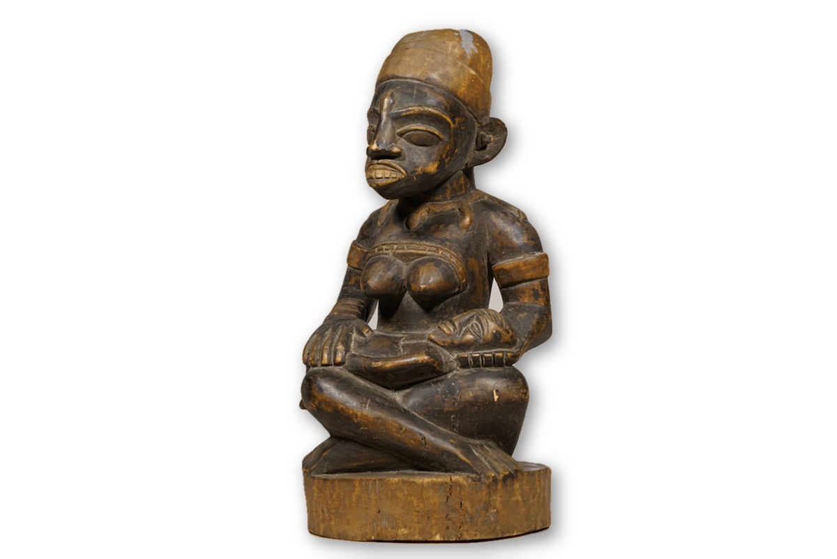 Yombe Maternity Statue 19"