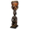 Beautiful Baga Female Figural Drum 54"