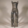 Lost Wax Benin Bronze Leopard Statue 29" Long