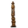 Beautifully Carved Oron African Statue on Custom Base 38.5"