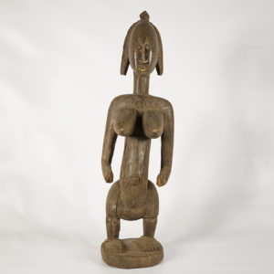 Alluring Female Dogon Statue 27"