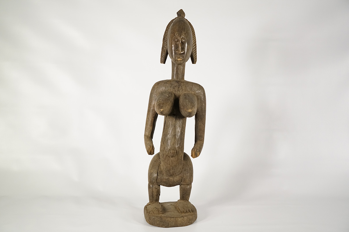 Alluring Female Dogon Statue 27"