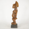 Unusual Hand Carved African Statue 16.5" on Base