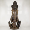 Intricate Yoruba Statue with Bowl 40"
