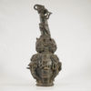 Benin Bronze Figural Container