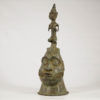 Yoruba Bronze Figural Head