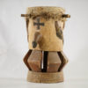 Yoruba Hand Carved African Drum 18" | Nigeria | Discover African Art