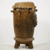 Superb Hand Carved West African Drum 31"