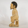 Fante Male Seated Statue 24.5"- Ghana