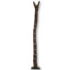 Hand Carved African Dogon Ladder 92.5" on Base