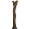 Hand Carved African Dogon Ladder 67.5" on Base
