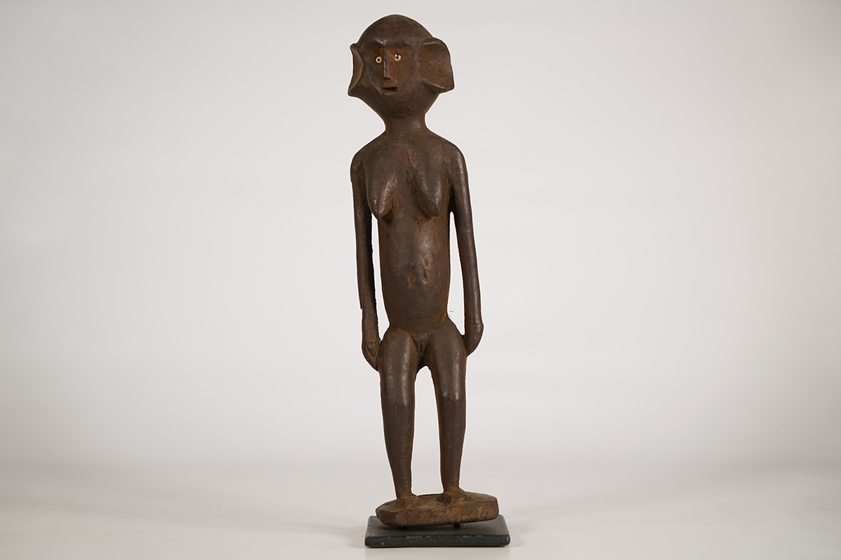 Tanzanian Female African Sculpture on Base 12" | Discover African Art