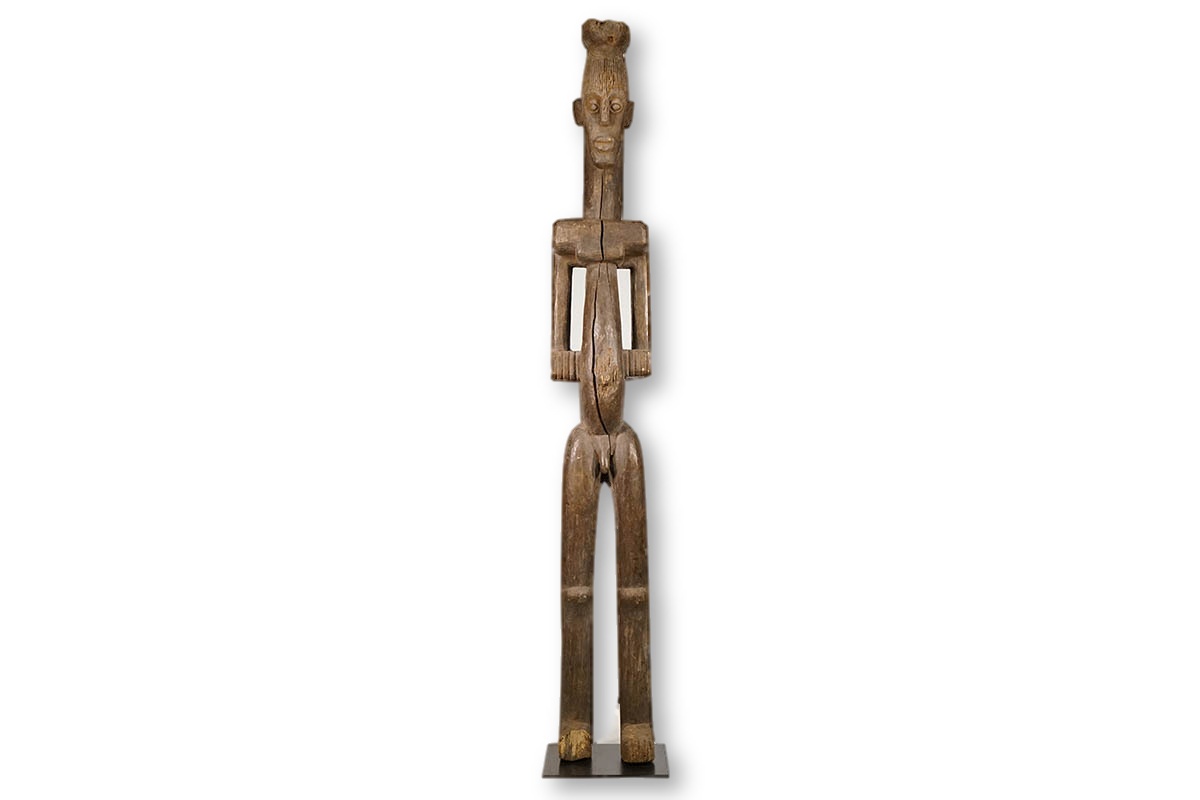 Robust Male Igbo Sculpture 73"