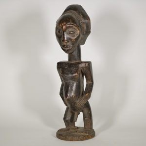 Hand-Carved Male Luba Statue
