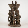 Yoruba Divination Bowl Figure 12"