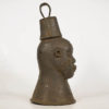 Yoruba Bronze Head 17.5" - Nigeria - African Art