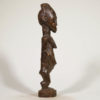 Female Baule style statue with shiny patina