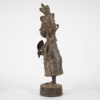 Female Benin Bronze Statue 20"