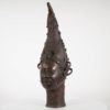 Benin Bronze Queen Mother Head 24" | Nigeria | Discover African Art