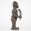 Benin Bronze Statue 17"