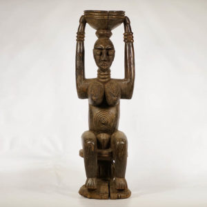 Unknown Female African Caryatid Statue