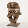Dan Guere African Mask 12" w/ Custom Stand- Ivory Coast