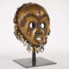 Beautiful Metal Plated African Mask