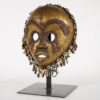 Beautiful Metal Plated African Mask