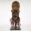 Intriguing Grebo Mask 22" with Raffia | Discover African Art