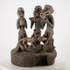 Baule Statue with 4 Monkeys