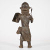 Benin Bronze Soldier Statue 13" | Discover African Art