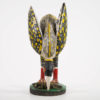 Colorful Yoruba Bird Statue