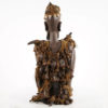 Dogon Seated Costumed Hunter Figure 23" | Discover African Art