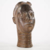 Lifelike Yoruba Bronze Head