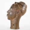 Lifelike Yoruba Bronze Head