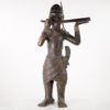 Benin Bronze Hornblower Statue 31" | Discover African Art