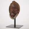 Pigmented Dan Mask w/ Cowrie Shells 11" | Discover African Art