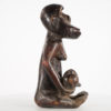 Bulu Mother and Child Monkey Statue - Cameroon