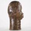 Handsome Yoruba Bronze Head