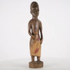 Yoruba Figure w/ Leaf Carvings 16" | Discover African Art