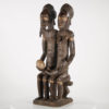 Baule Couple & Child Statue - Ivory Coast