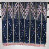Pink & Indigo Baule African Textile 59" x 30" - Ivory Coast