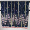 Pink & Indigo Baule African Textile 59" x 30" - Ivory Coast