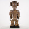 African Male Statue with Weapons