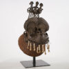 Tikar Bronze Headcrest Mask 13"- Cameroon | Discover African Art