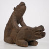 Copulating Hippo Figure 18" Long | Discover African Art