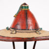 olorful Wodaabe Leather Hat - Nigeria