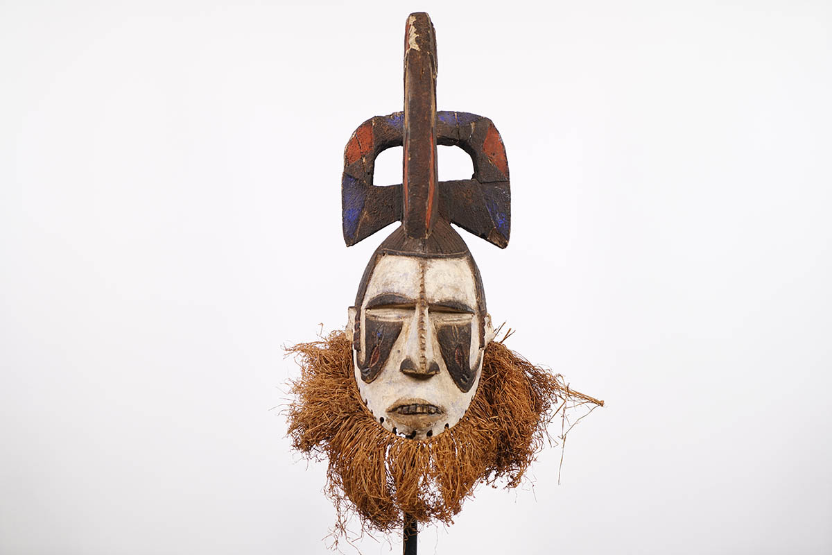 Colorful Igbo Maiden Style Mask - Nigeria