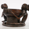 Luba Figural Bowl with Lid 11" - DR Congo